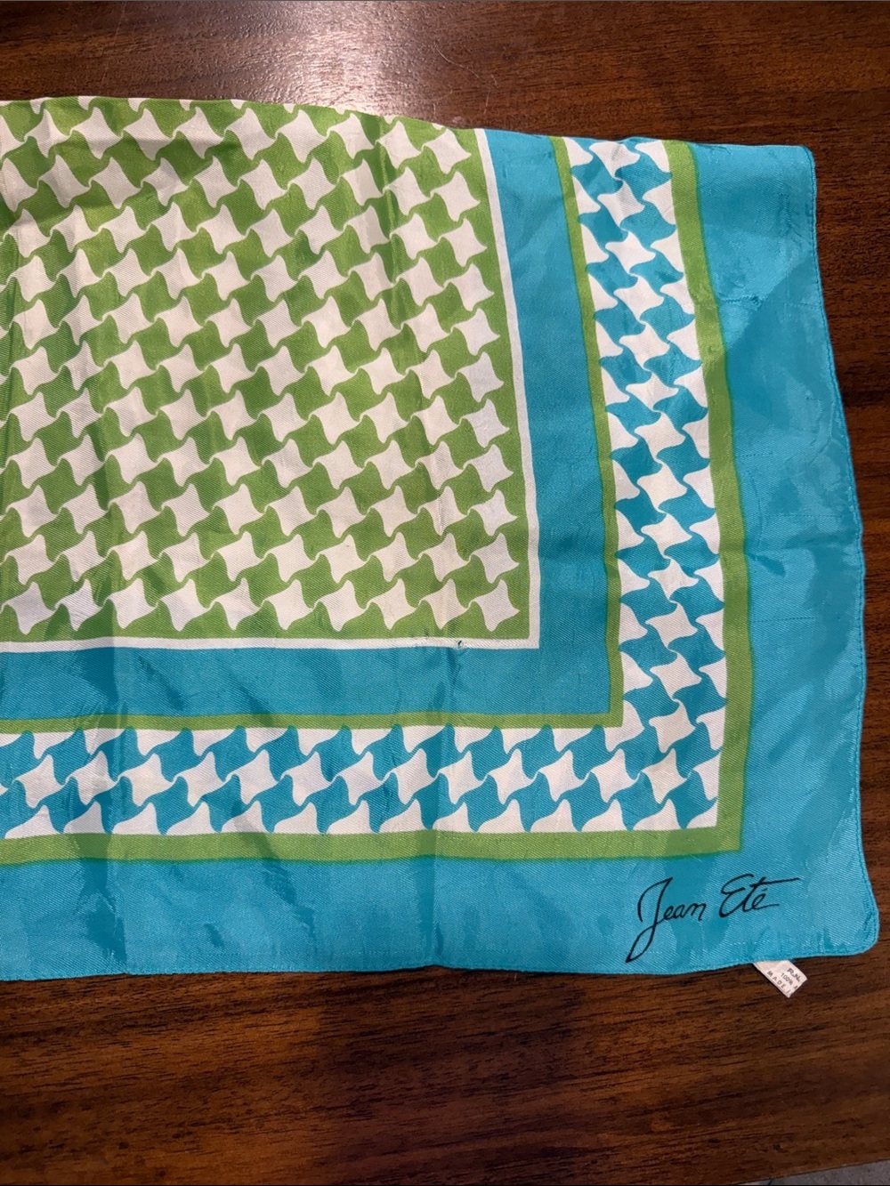 100% Silk Jean Ete Scarf